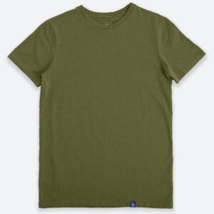 Crewneck Jersey T-Shirt Khaki
