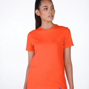 Crewneck Jersey T-Shirt Orange